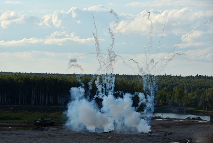 Международный военно-технический форум «Армия-2015». Динамический показ