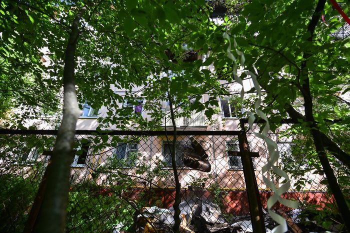 Кадры с места взрыва в доме на улице Проходчиков в Москве