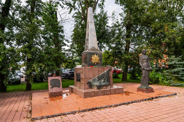 Мемориал погибшим в Великой Отечественной войне в Подрезково округа Химки