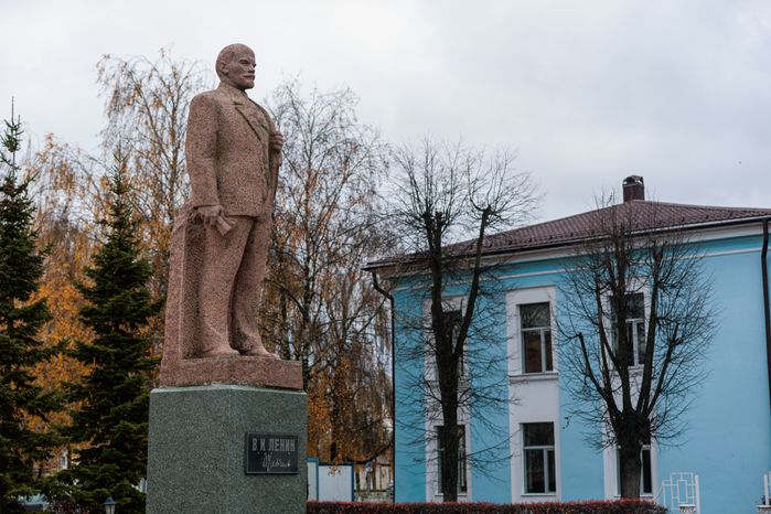 Виды поселка Лотошино осенью