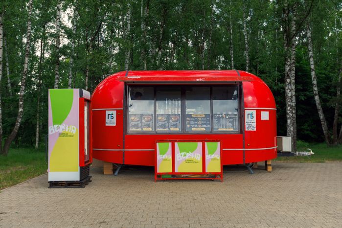 Фудтрак в парке «Заря» в Балашихе