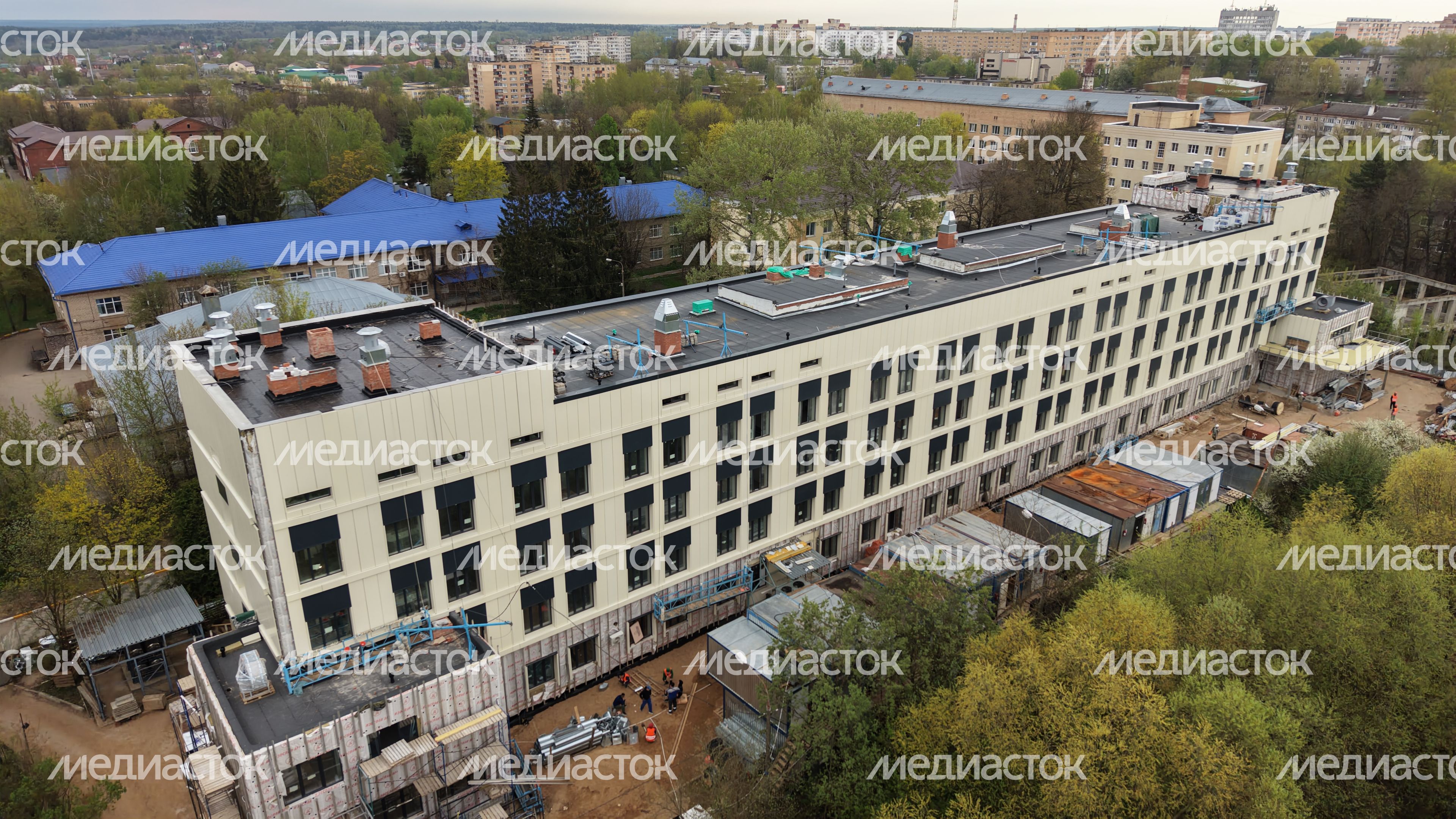 В Можайской больнице продолжается комплексный капремонт хирургического корпуса