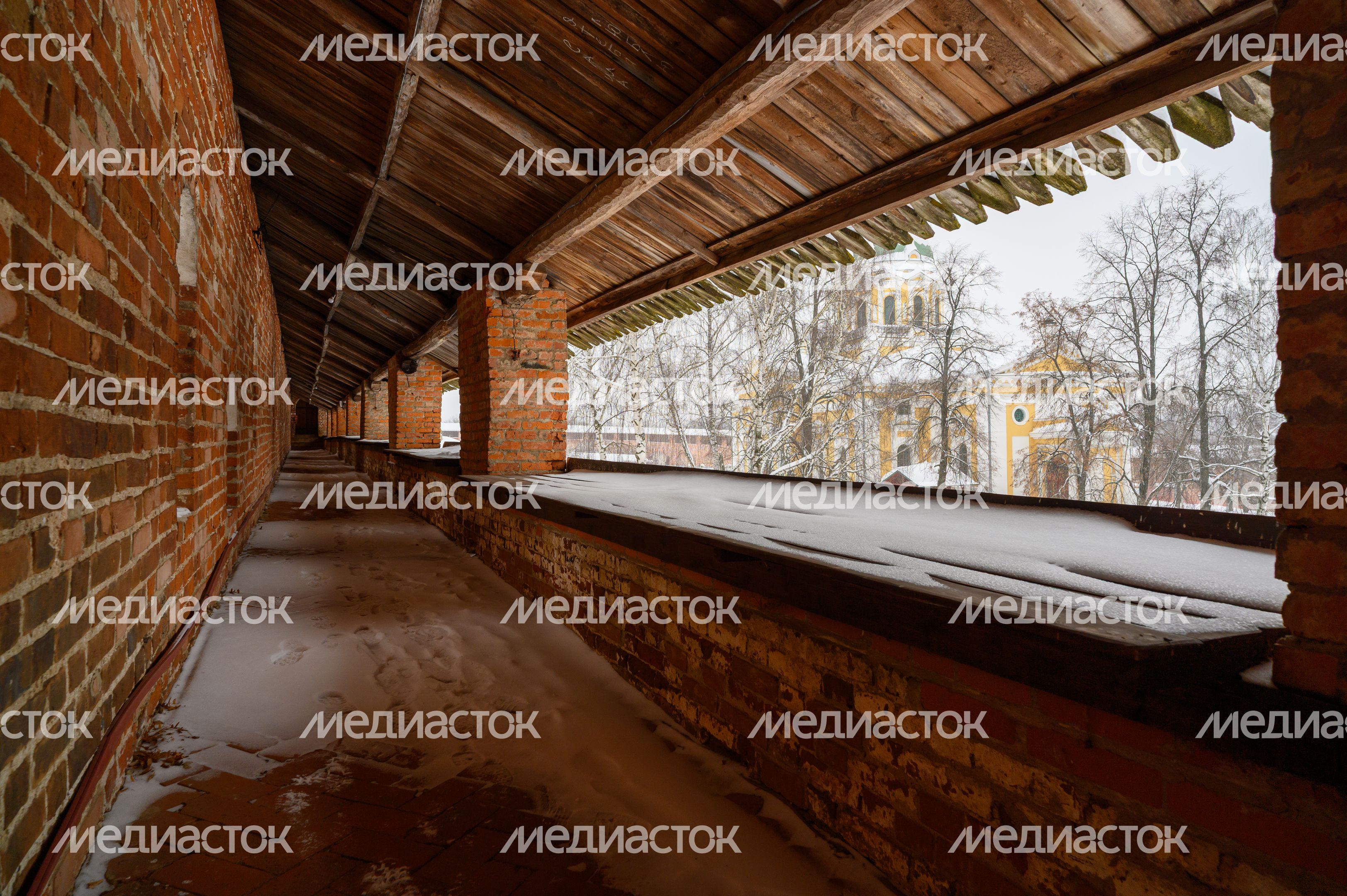 Зарайский кремль зимой Зарайский кремль зимой
