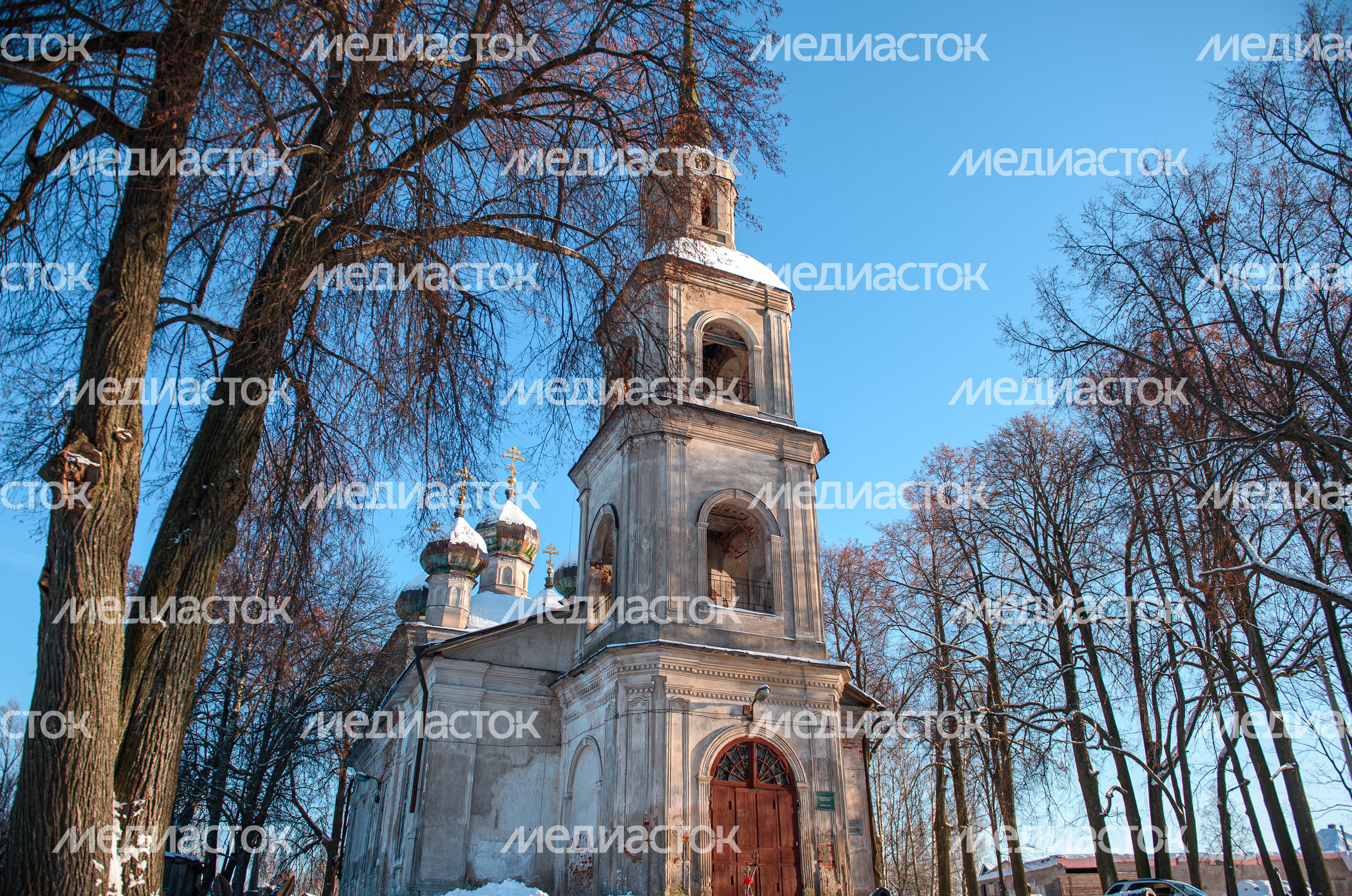 Зимние виды города Калязин