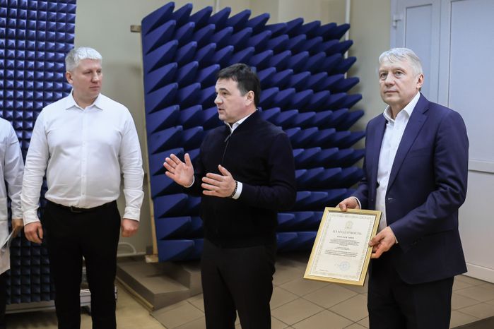 Губернатор на предприятии «ВНИИФТРИ» в Солнечногорске​