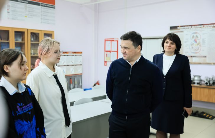 Посещение Губернатором Павлово-Посадского Техникума