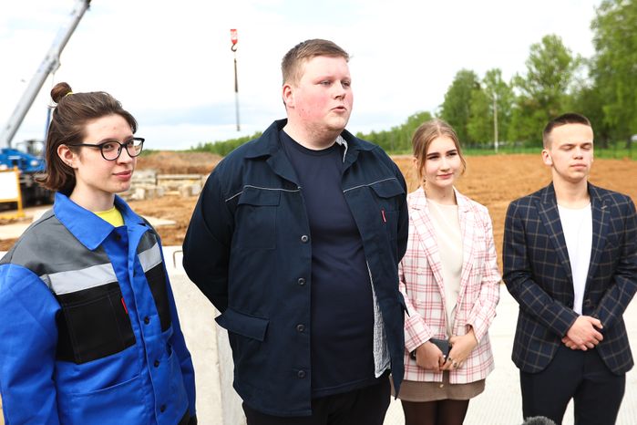 Закладка камня в строительство Селекционно-генетического центра "Смена"