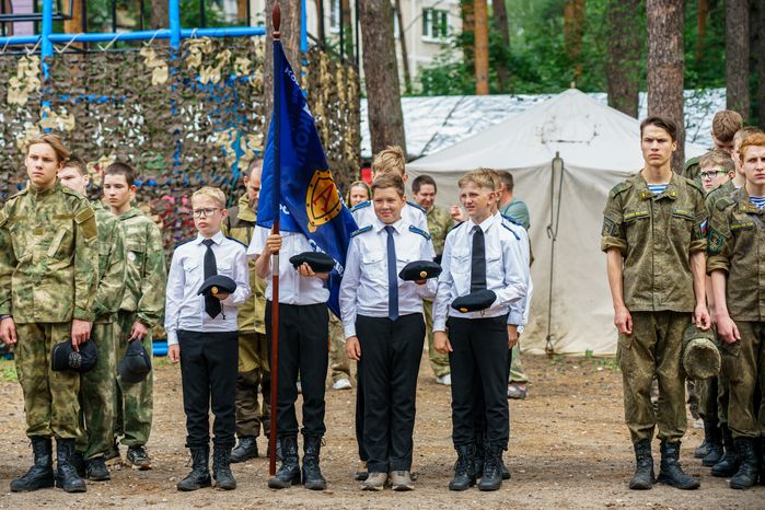 Межрегиональные соревнования воспитанников военно-патриотических клубов «Суворовские сборы» в Раменском