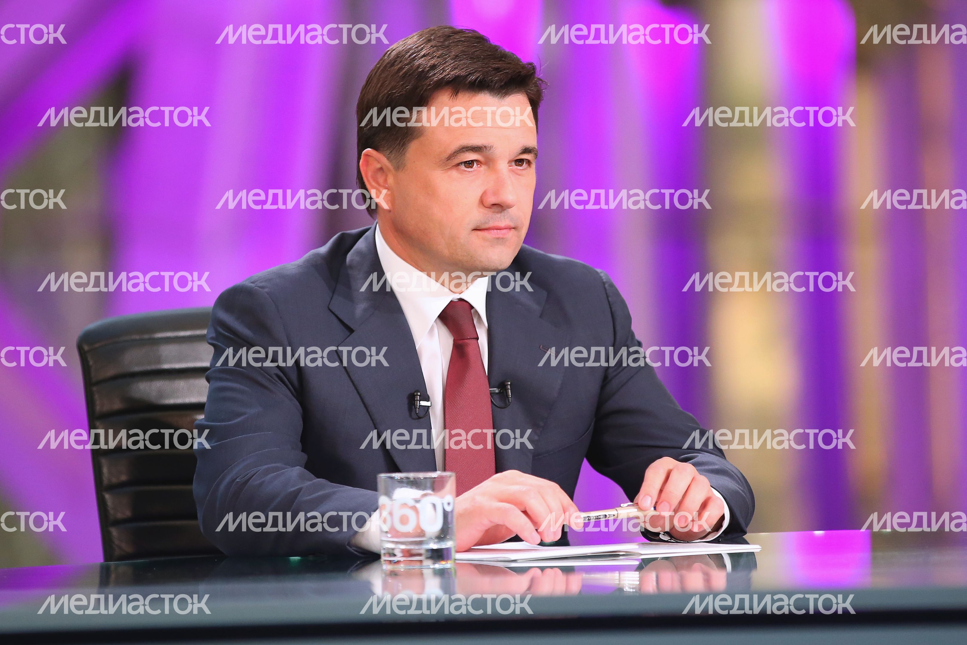 А. Воробьев в прямом эфире телеканала «360° Подмосковье»