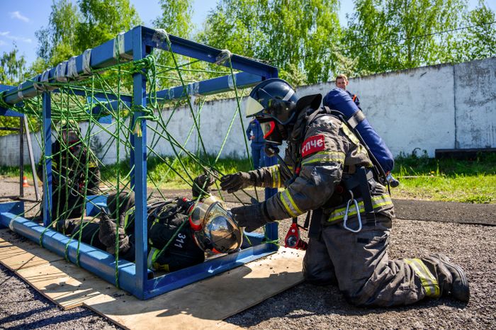 Соревнования спасателей в Ногинске Богородского округа