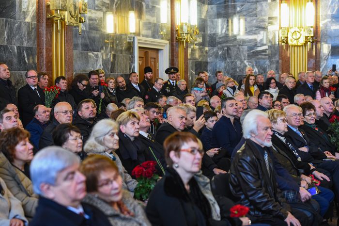 Церемония прощания с космонавтом Алексеем Леоновым в Подмосковье