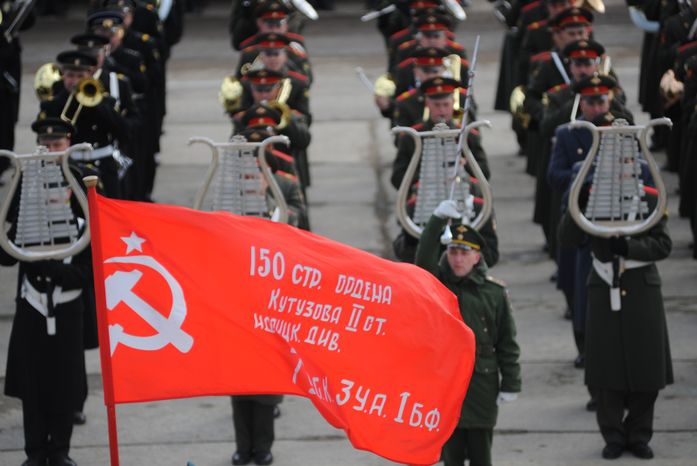 Репетиция Парада Победы в Алабино
