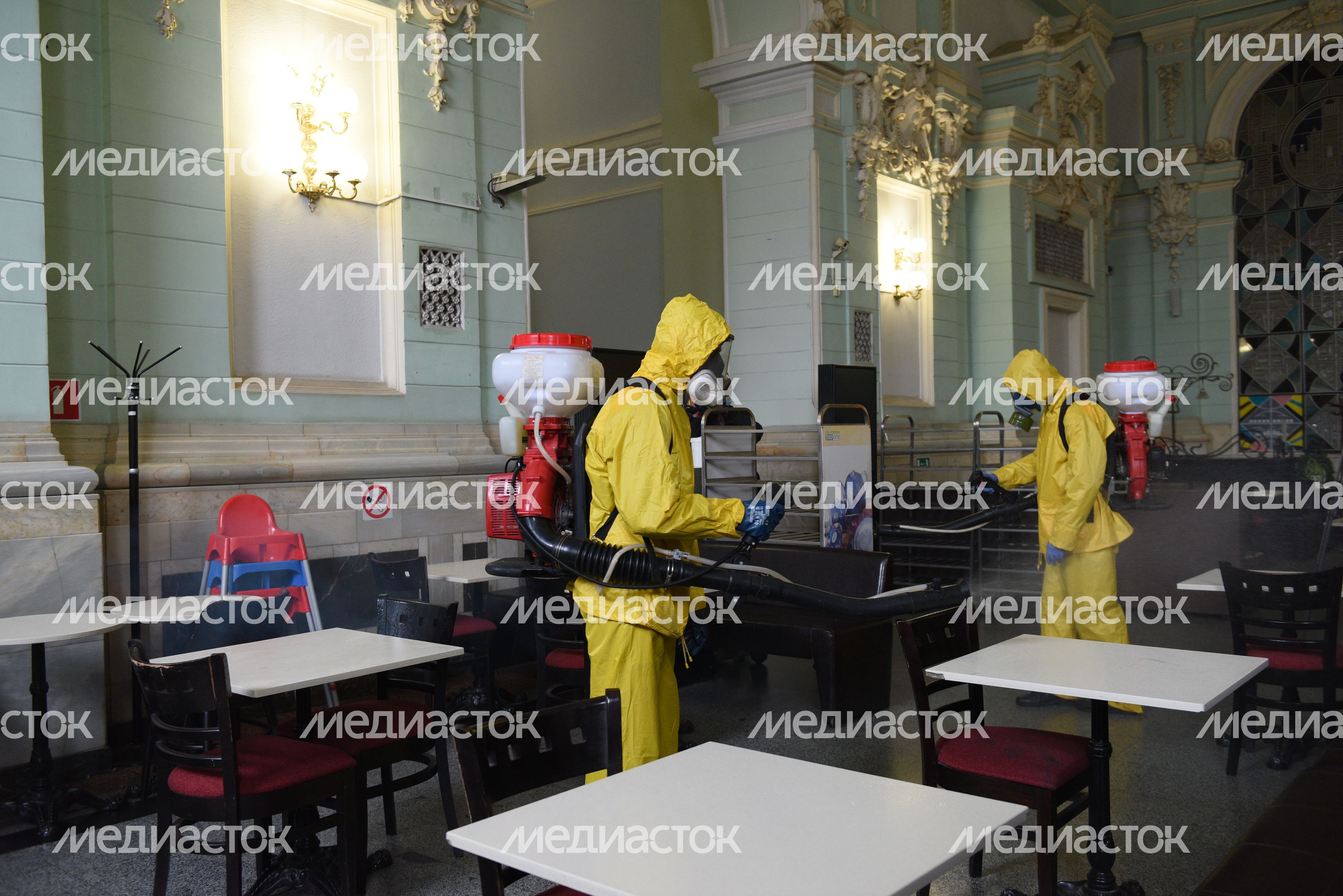 Дезинфекция Курского вокзала в Москве Дезинфекция Курского вокзала в Москве