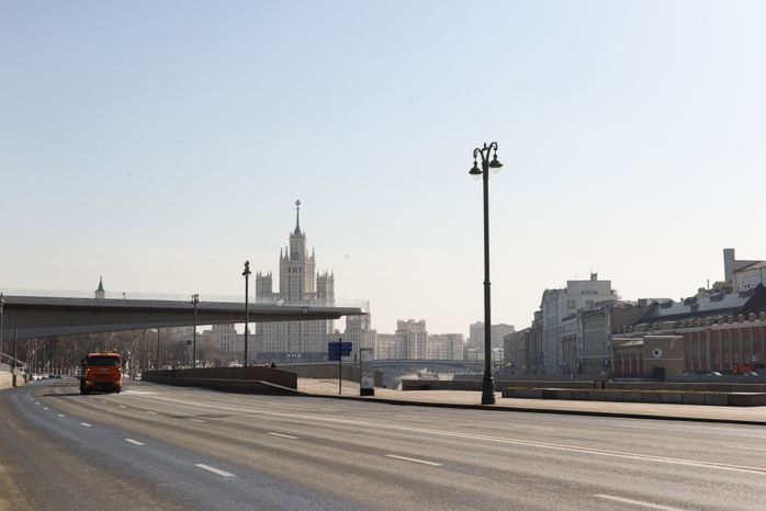 Москва во время режима повышенной готовности из-за угрозы распространения коронавируса