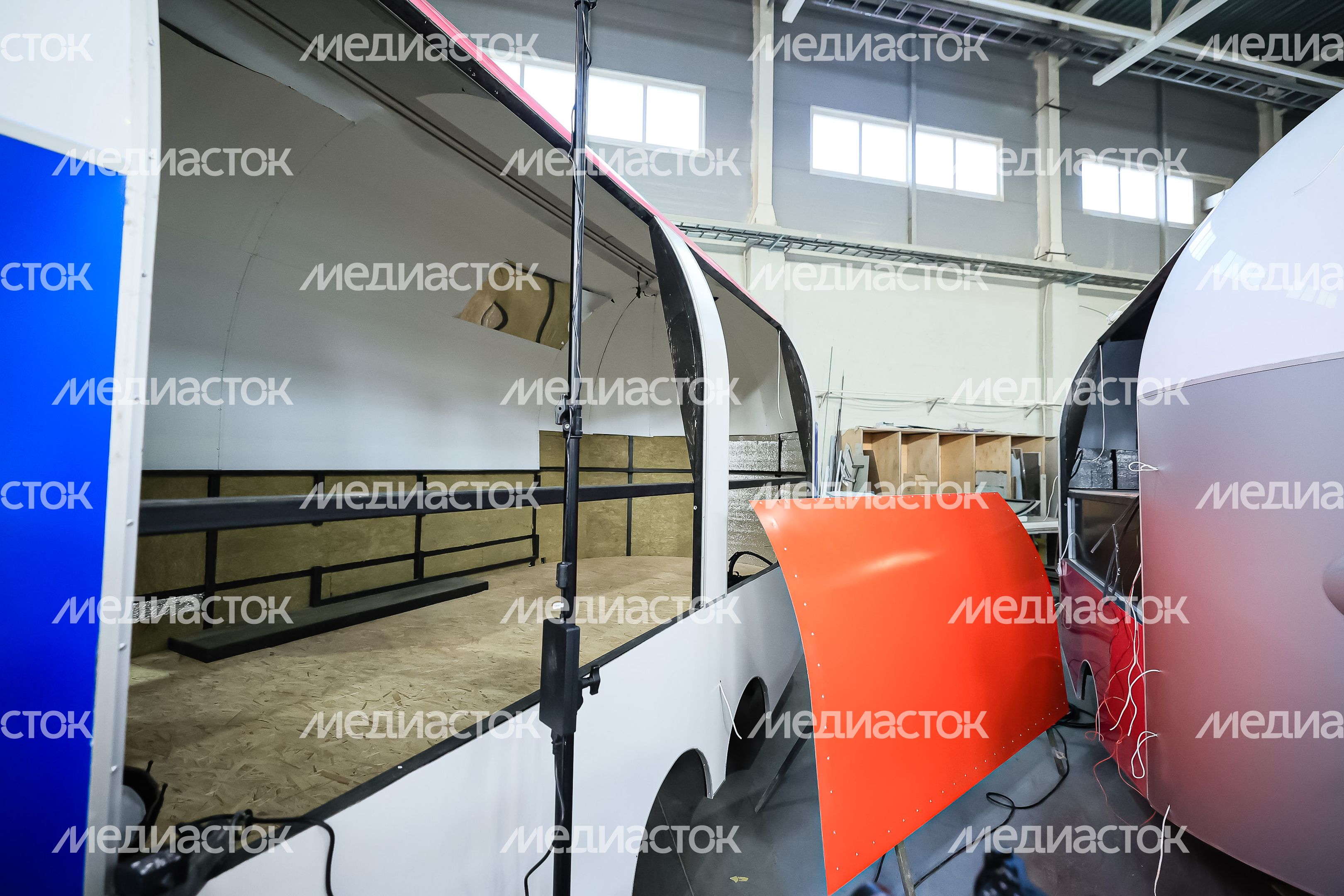 Посещение губернатором производства мобитраков в Истре