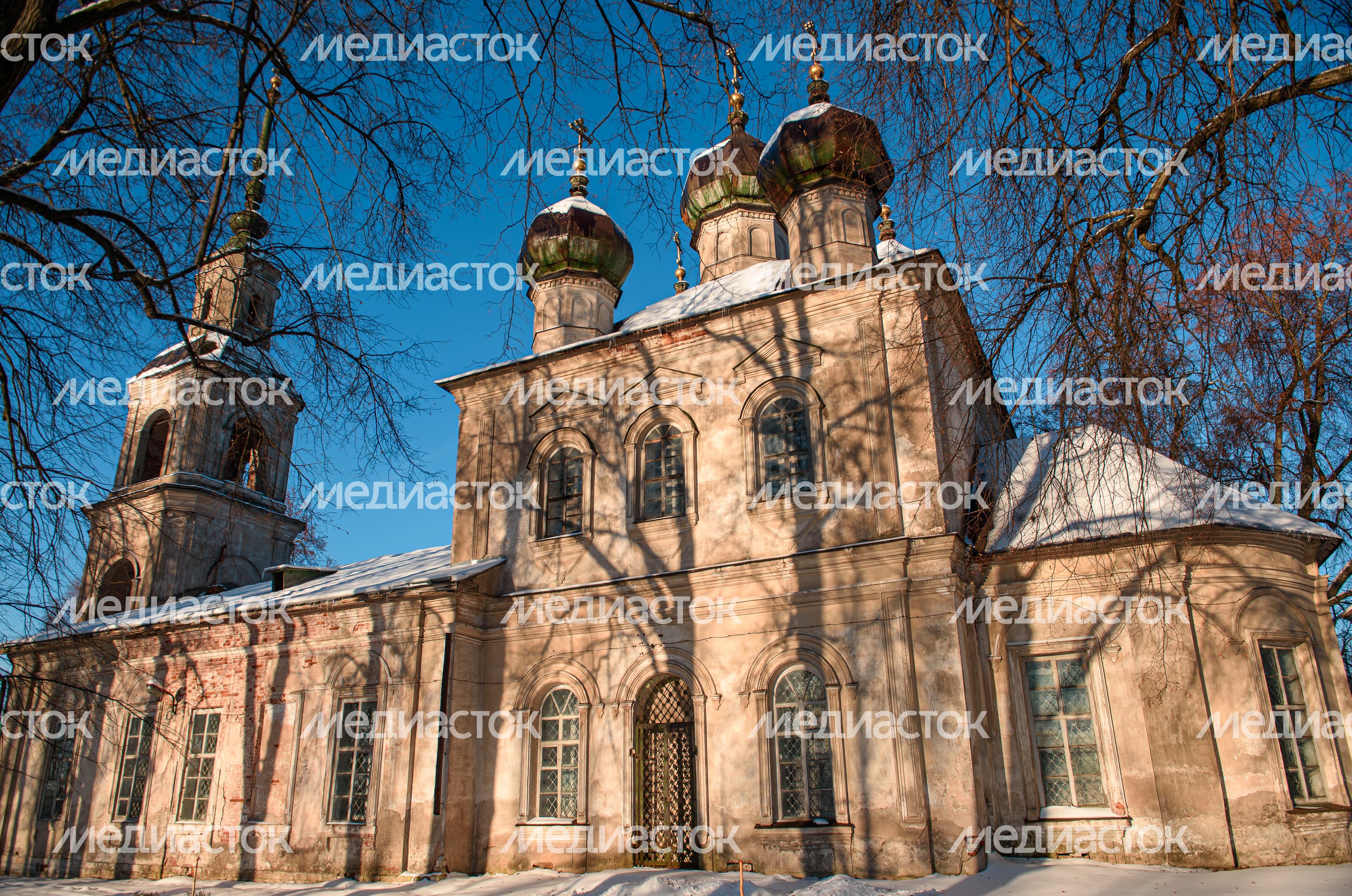Зимние виды города Калязин