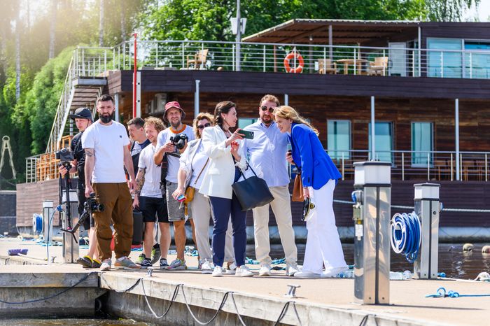 Регата на Пестовском водохранилище в Мытищах