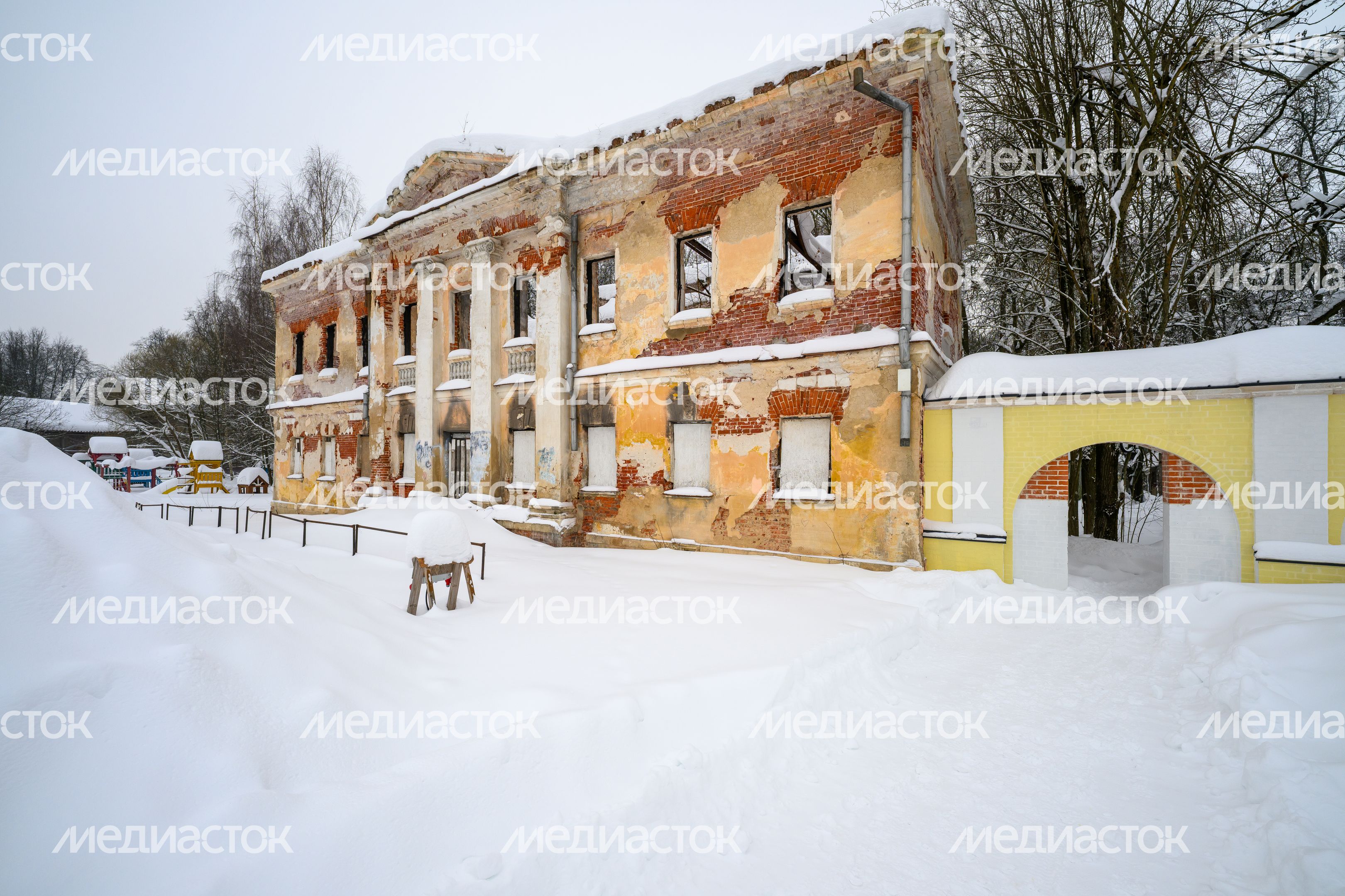 Усадьба Гребнево зимой в Щелково Усадьба Гребнево зимой в Щелково