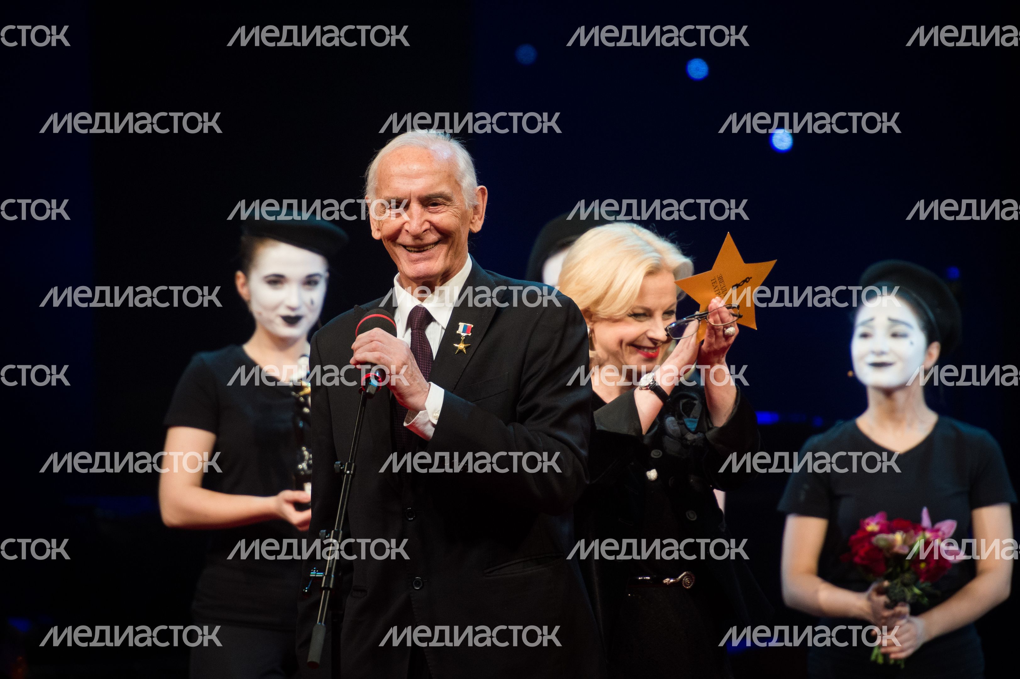 Церемония вручения премии «Звезда Театрала» в театре имени Вахтангова в Москве