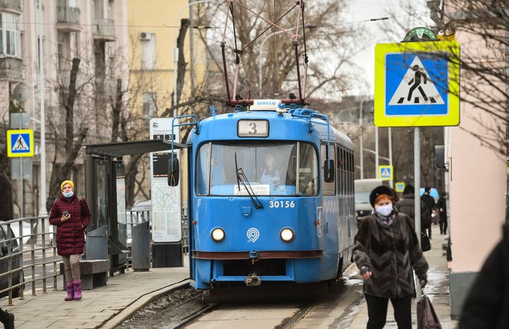 Городская жизнь в Москве в марте