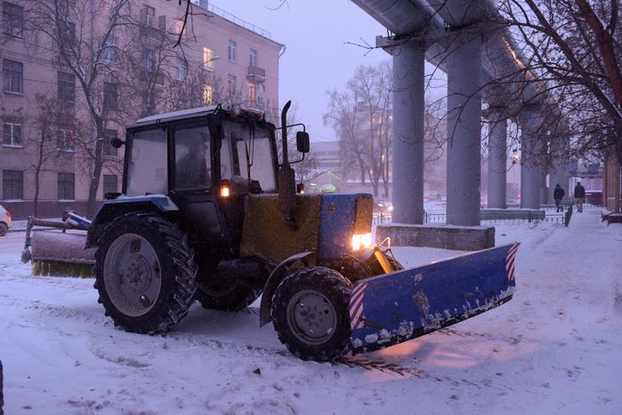 Снегопад в Москве