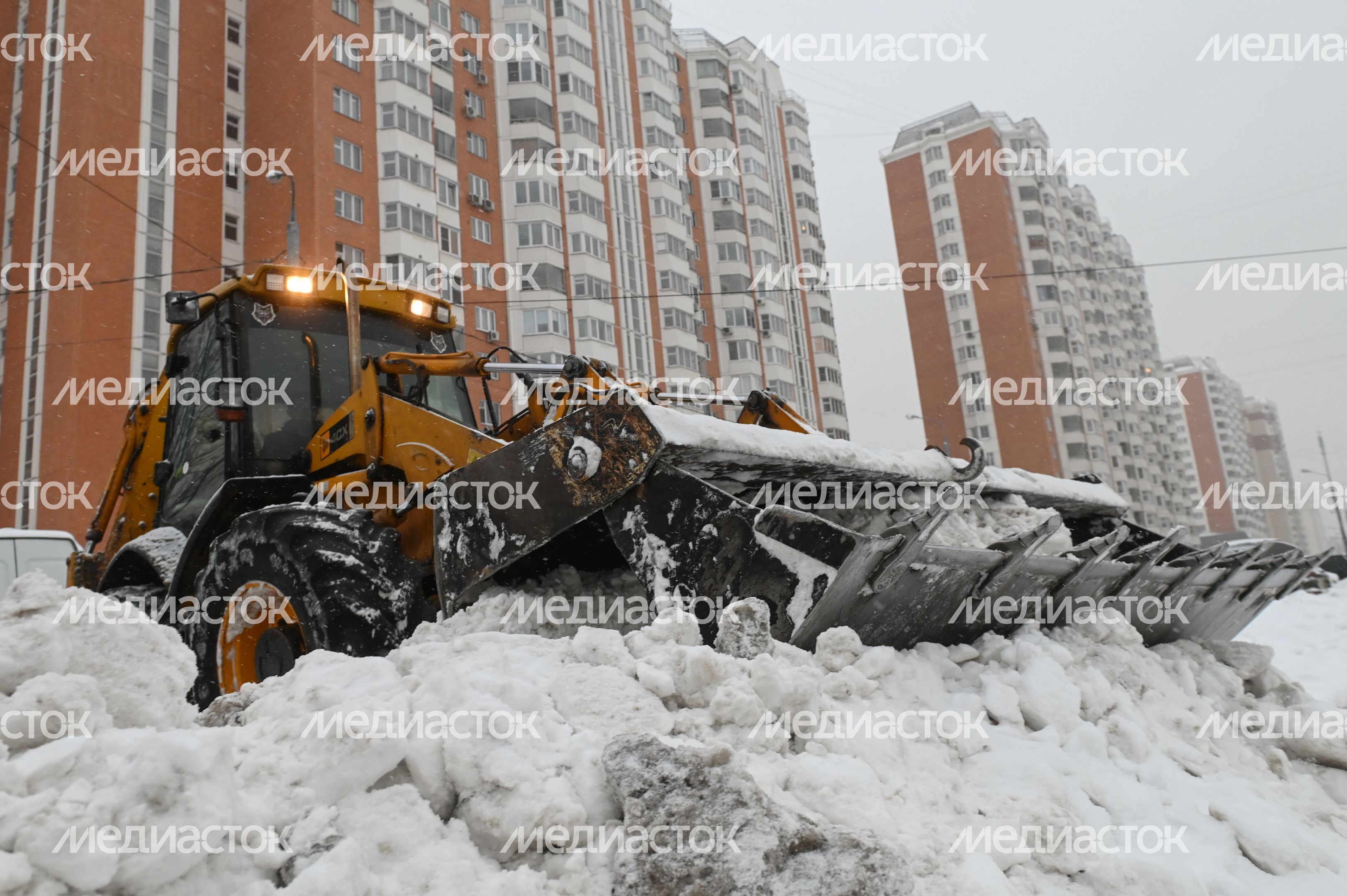 Снегопад в Люберцах