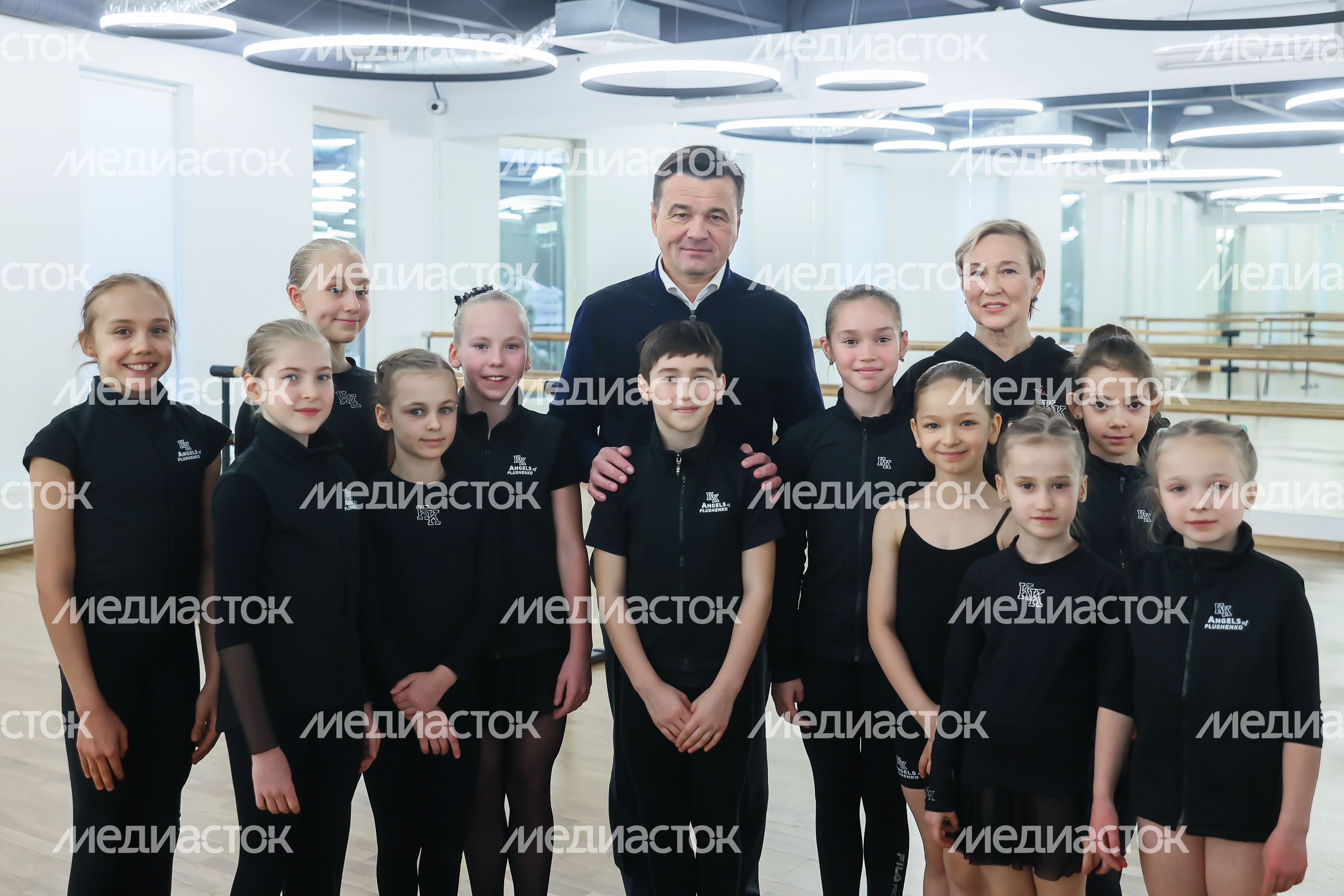 Посещение губернатором Академии Плющенко