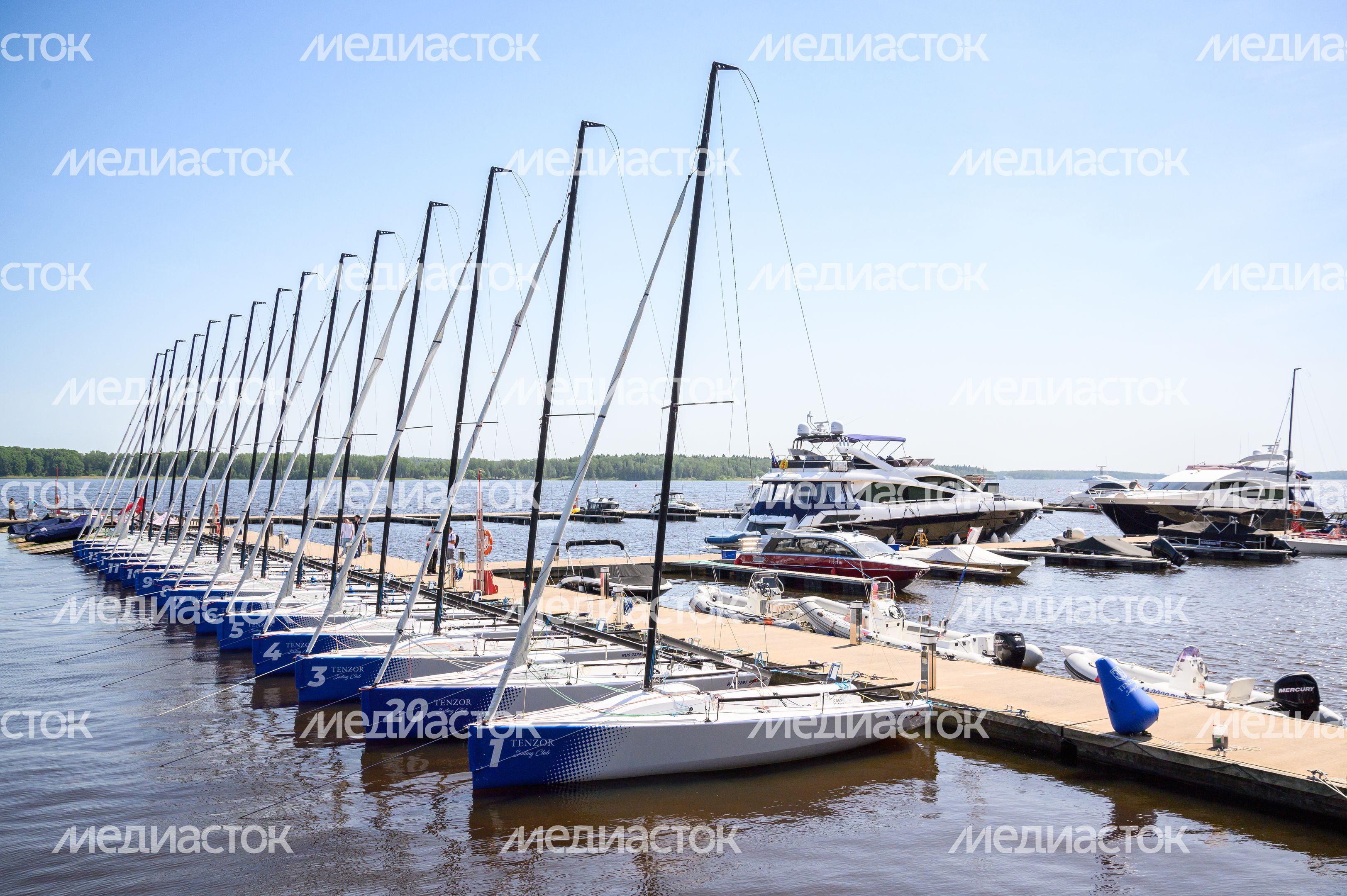 Регата на Пестовском водохранилище в Мытищах