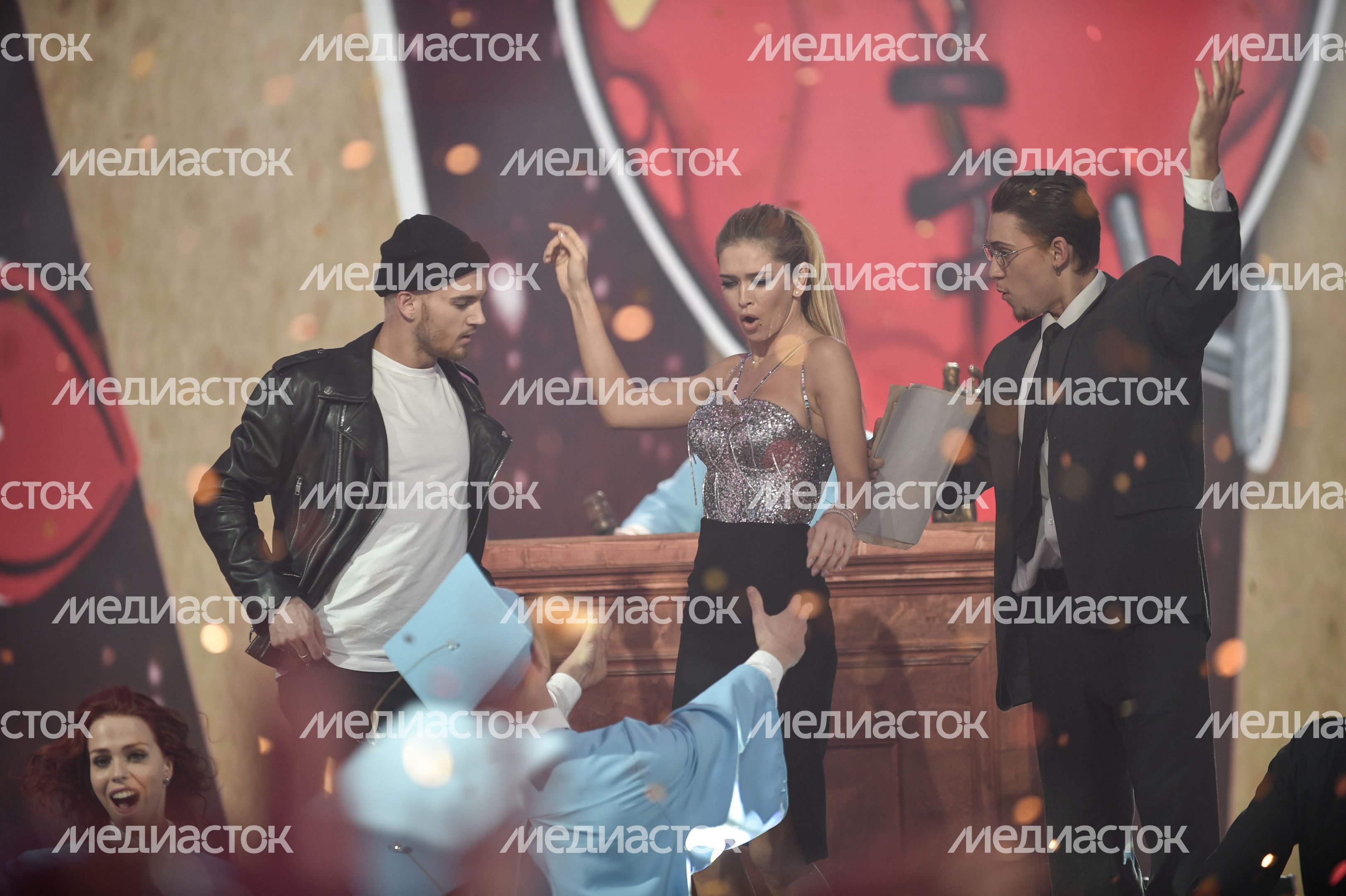 Запись "Новогодней ночи" на "Первом канале"