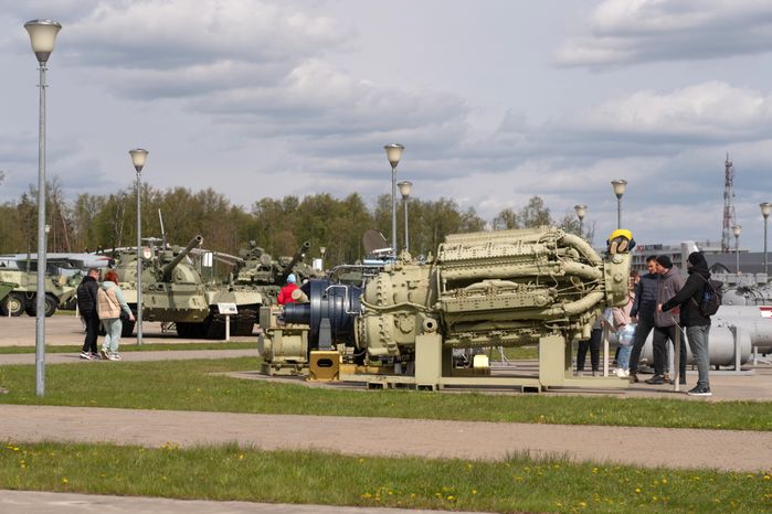 Экспозиция военно-морского флота на Музейной площадке №1 парка «Патриот»