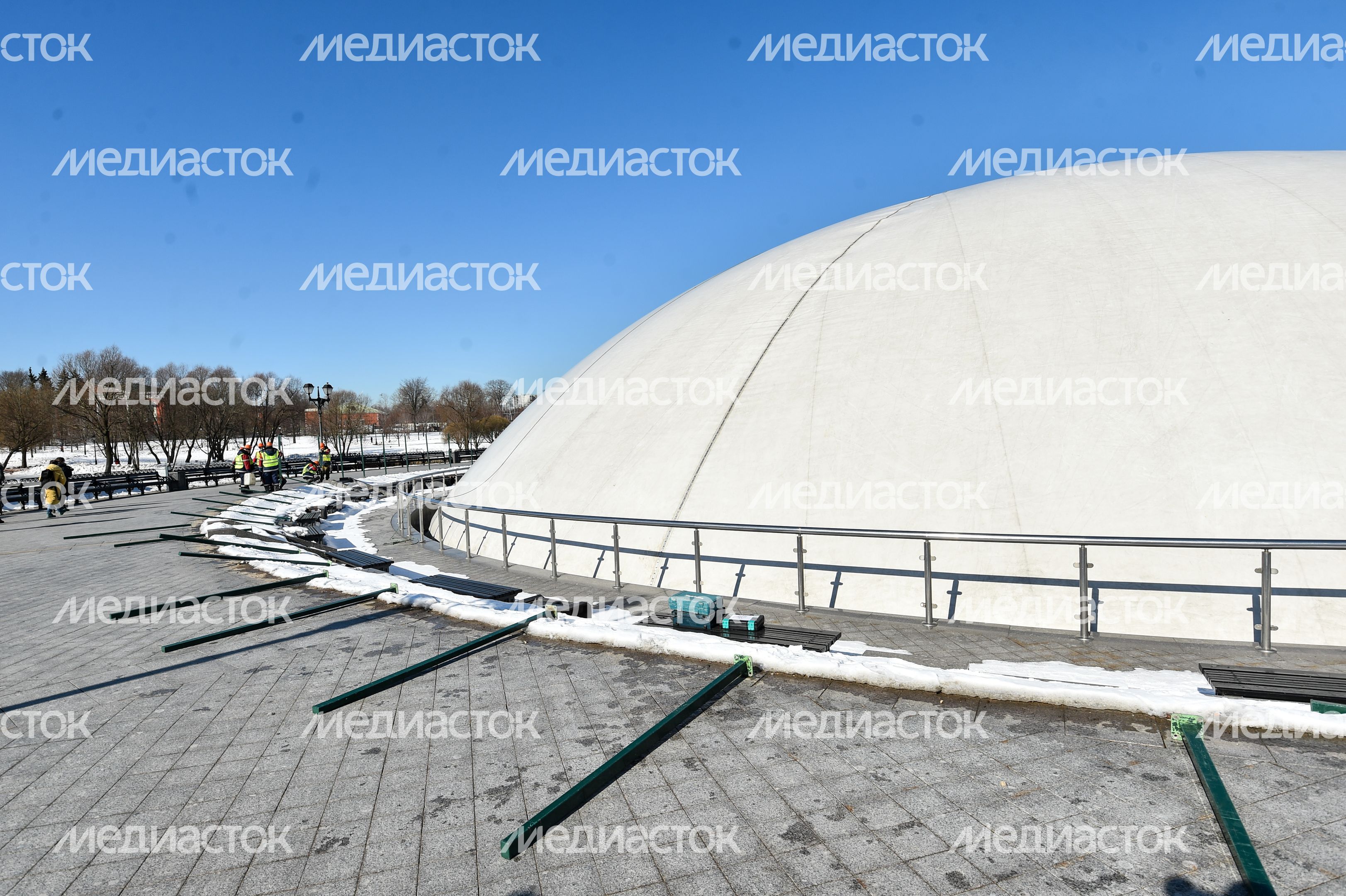 Расконсервация музыкального фонтана в музее-заповеднике «Царицыно»