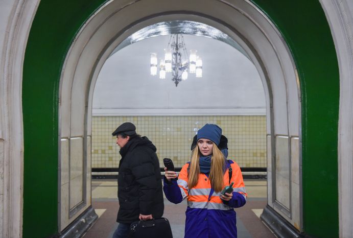 Проверка воздуха в Московском метрополитене