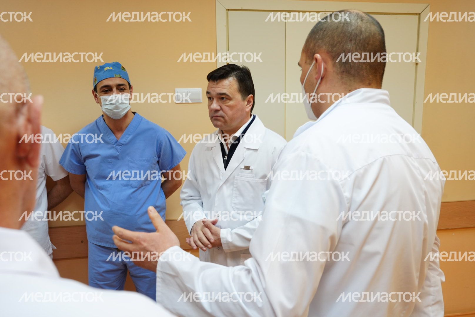 Посещение Губернатором Подмосковья Воскресенской областной больницы