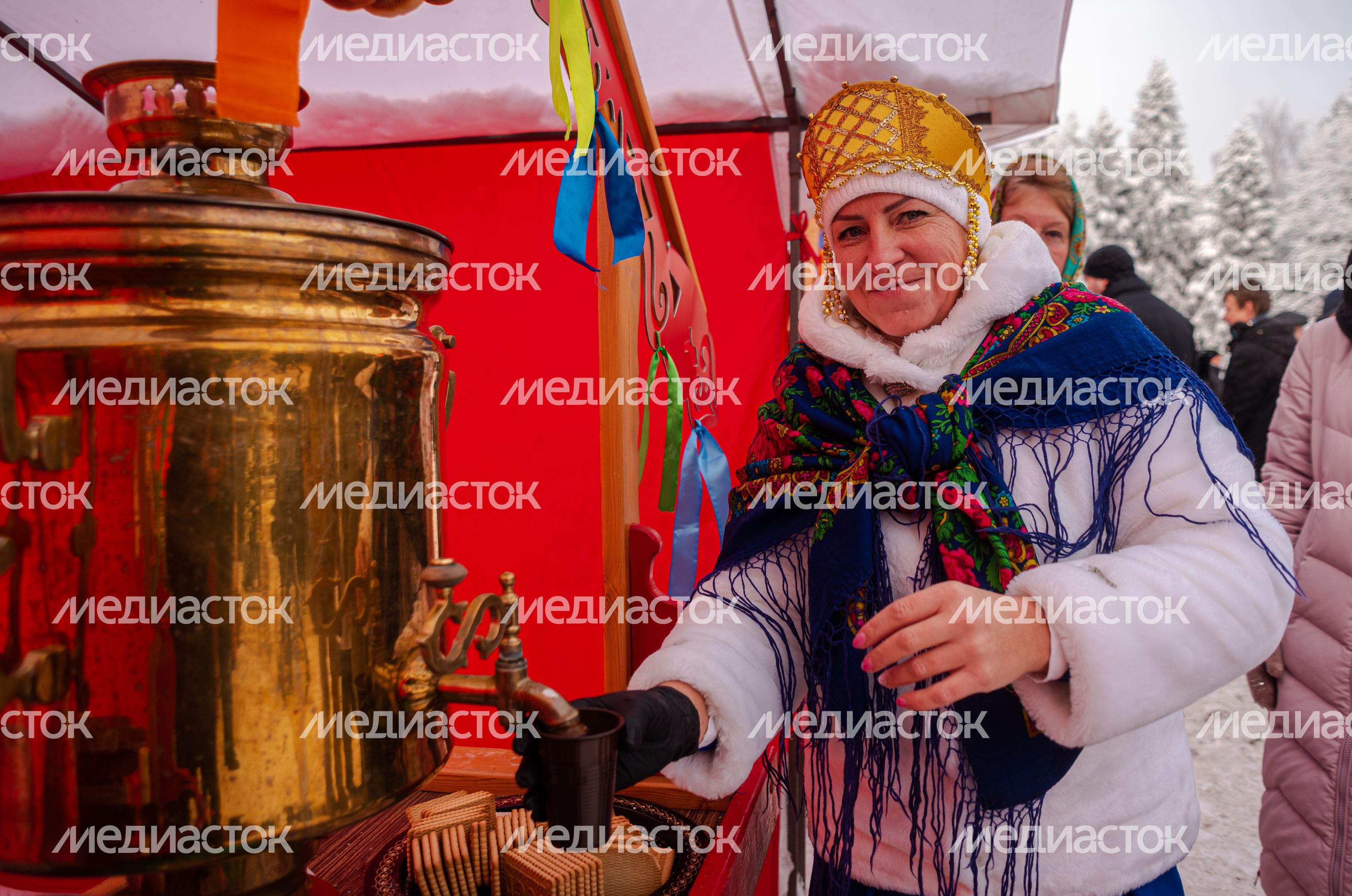 Рубка главной новогодней елки страны