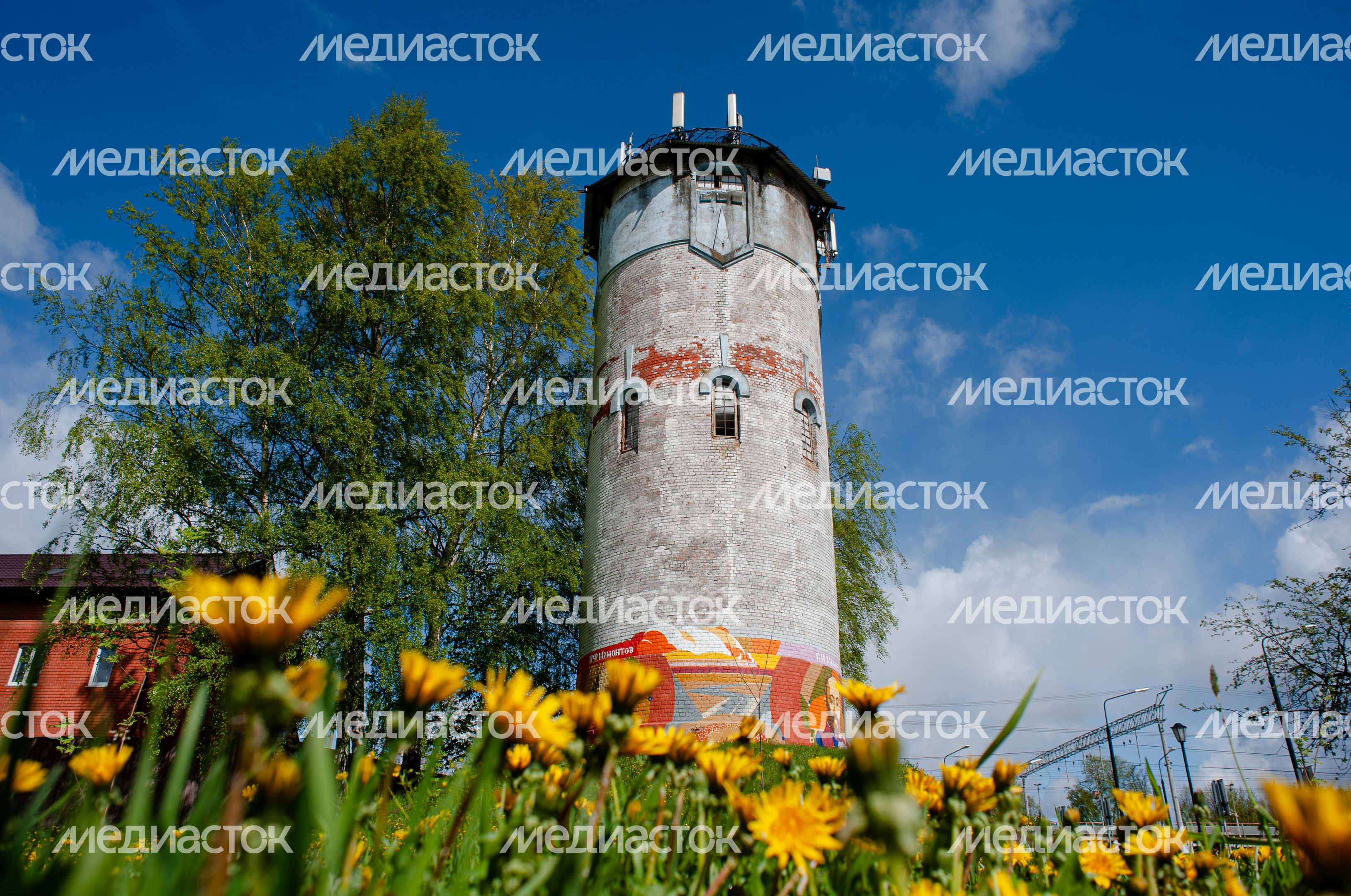 Весенние виды города Хотьково