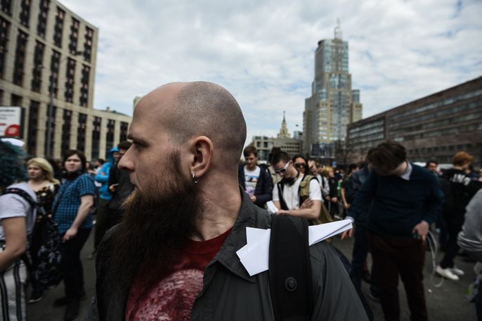 Митинг против блокировки Telegram в Москве