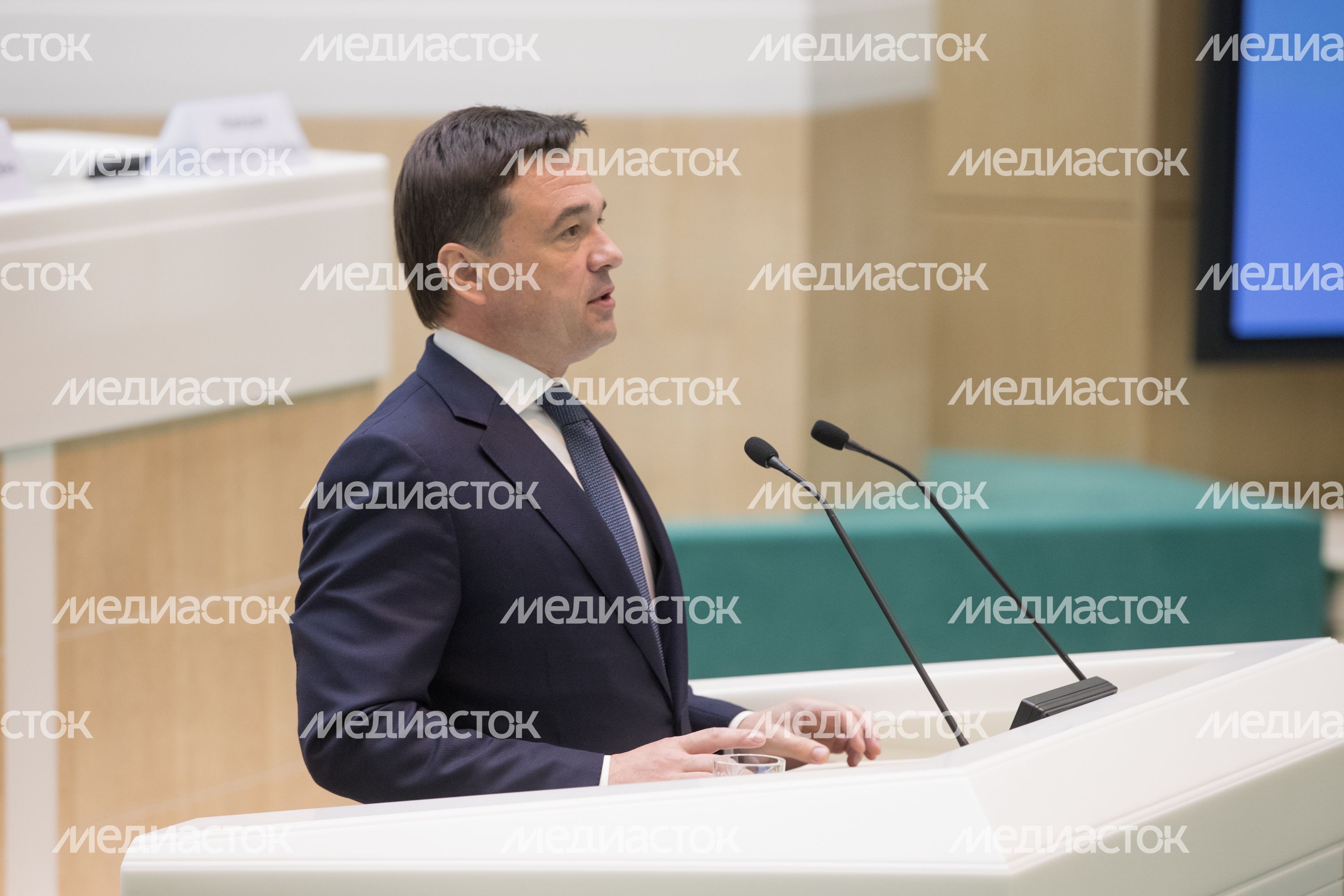 Андрей Воробьев принял участие в заседании координационного совета при президенте РФ в Совете Федерации 29 мая 2017 г. 10 фото