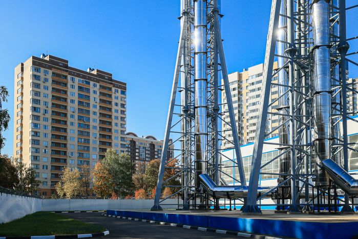 Осмотр новой котельной и реконструируемого участка теплосети в Королеве Губернатором Подмосковья