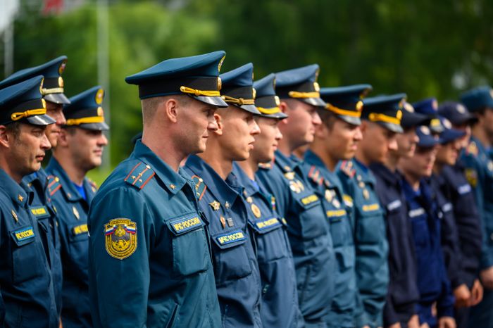 Конкурс профмастерства среди пожарных и начальников караулов МЧС и Мособлпожспаса в Подольске