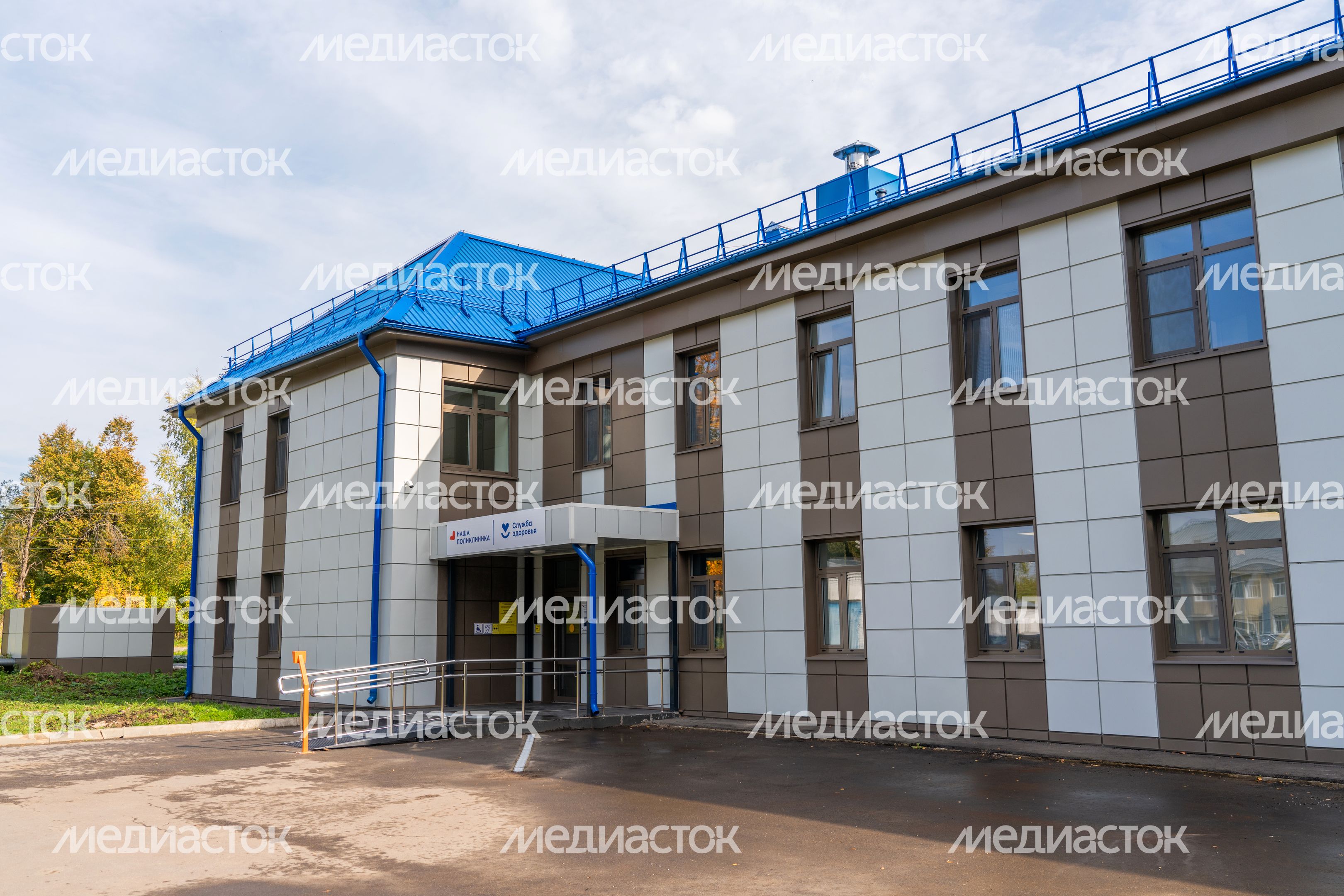 Взрослая поликлиника в Талдоме после капитального ремонта. Корпус «Б» Взрослая поликлиника в Талдоме после капитального ремонта. Корпус «Б»