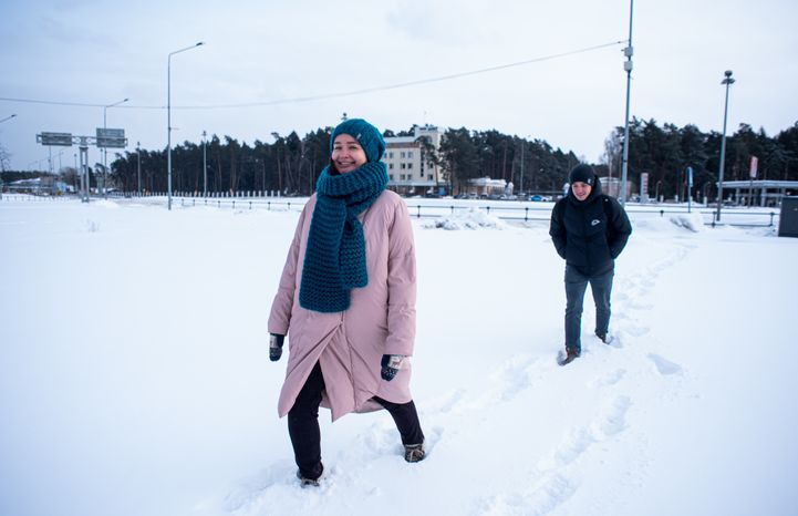 Зимние виды города Жуковский