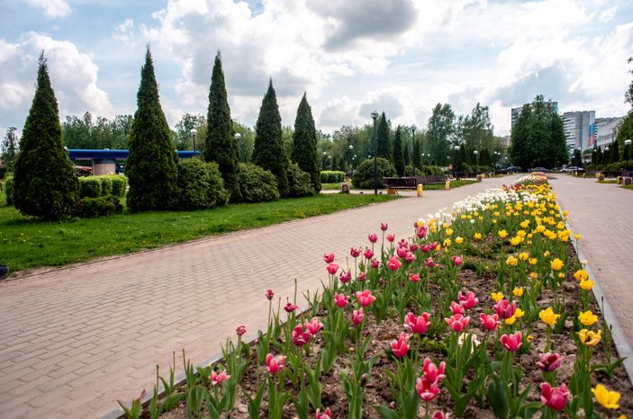 Весенние виды города Подольск