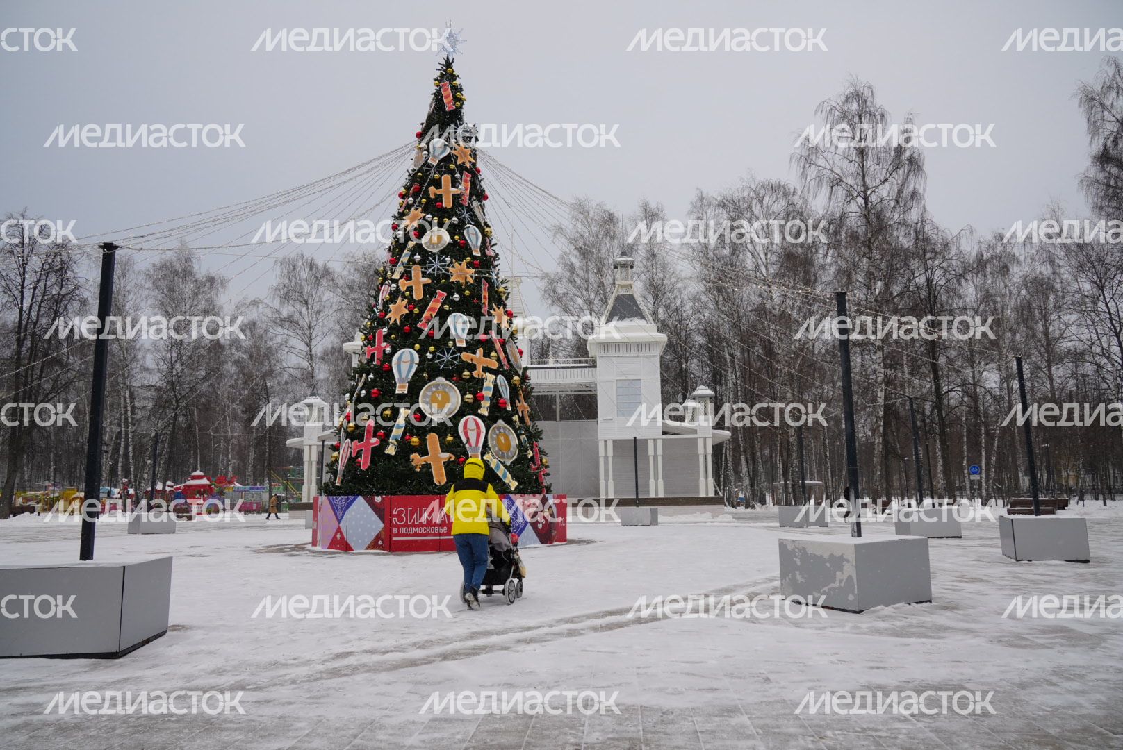 Проверка Губернатором Центрального парка культуры и отдыха в Пушкино