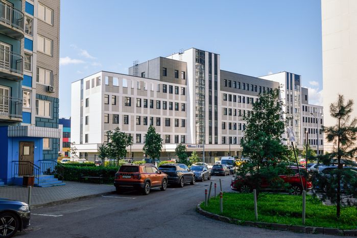 Новая поликлиника в микрорайоне Сапроново города Видное Ленинского округа