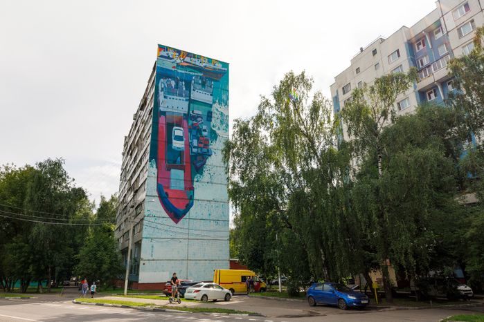 Муралы в Железнодорожном, Балашиха
