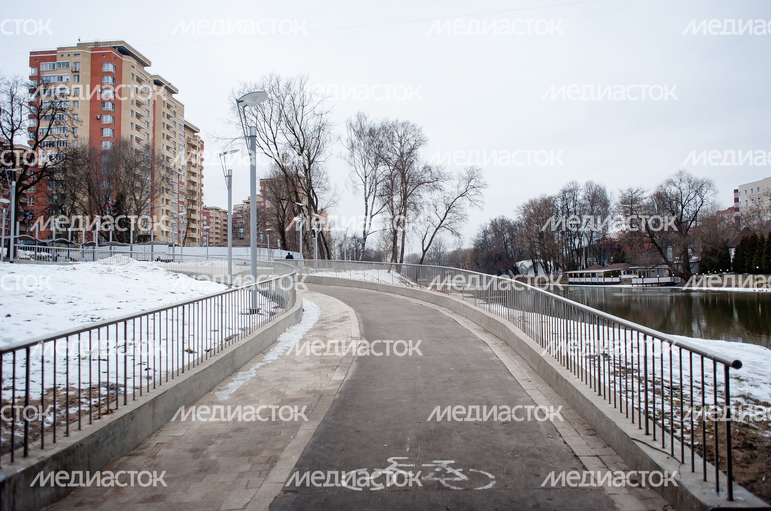 Зимние виды города Щелково