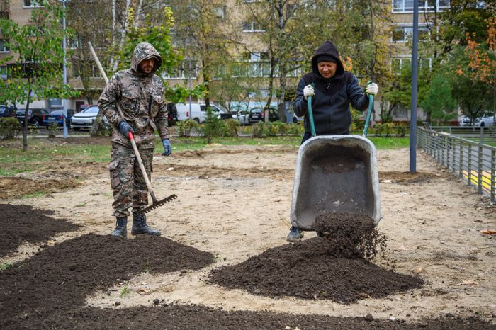 Благоустройство дворов в Балашихе на улицах Пролетарская и Маяковского в микрорайоне Железнодорожный