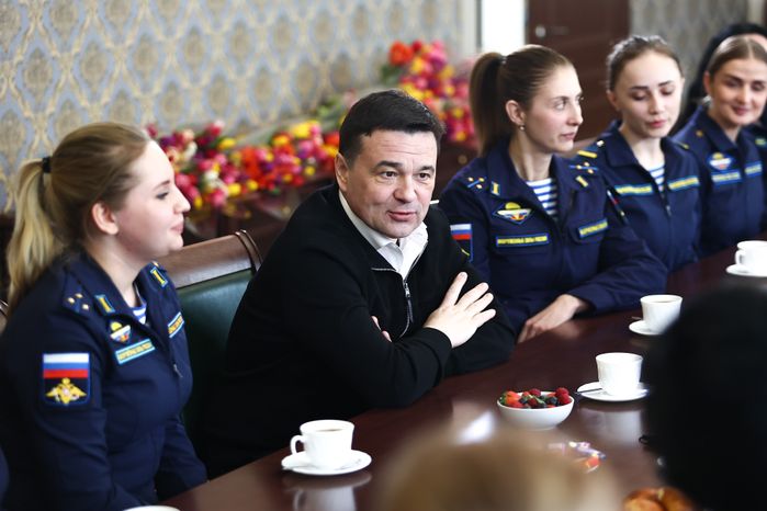 Поздравление с Международным женским днем связисток ВДВ Губернатором Подмосковья