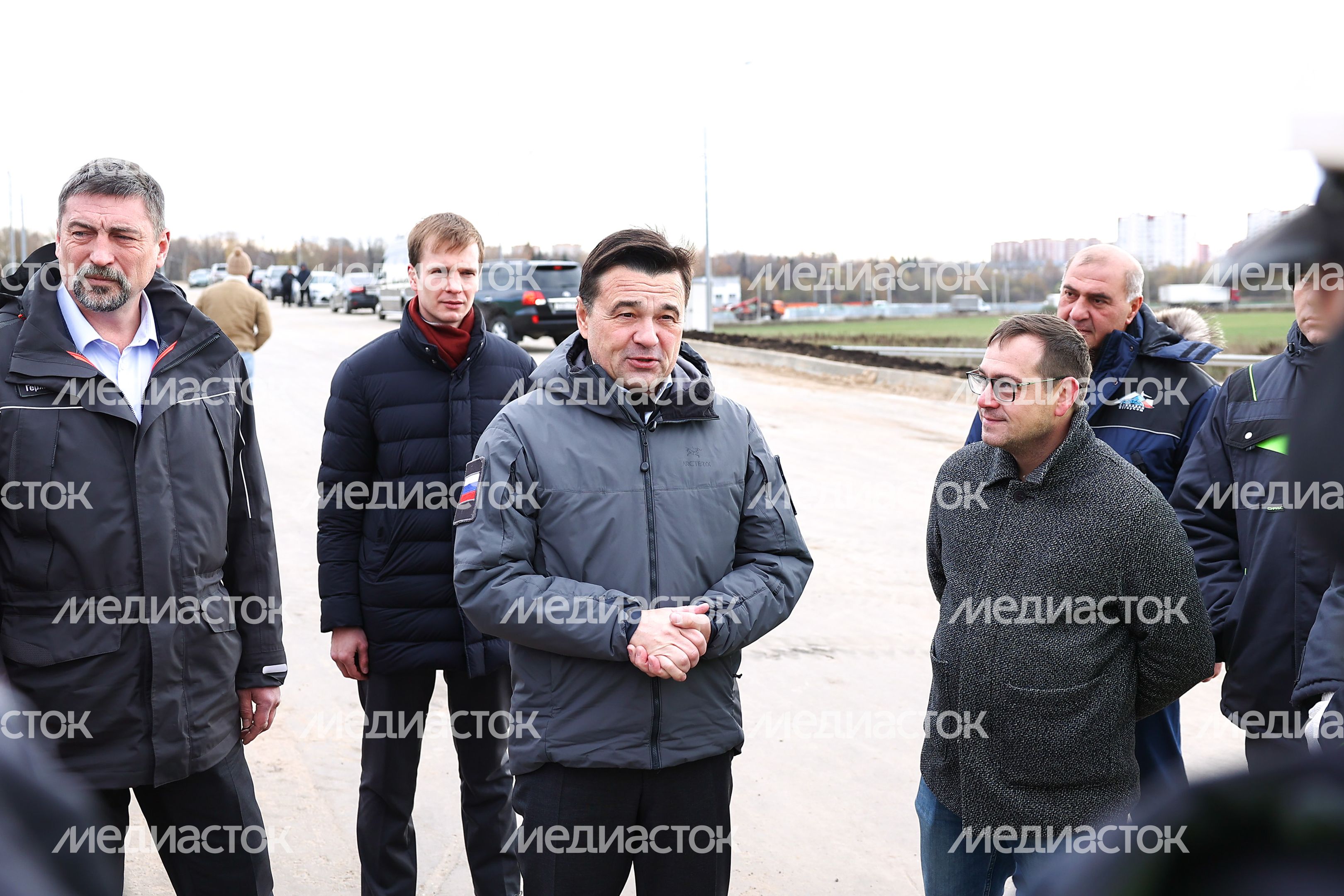 Проверка работы развязки на Дмитровском шоссе Губернатором Подмосковья