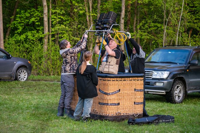Воздушные шары поднялись в небо над Клином в фестивале воздухоплавания «Город на ладони»